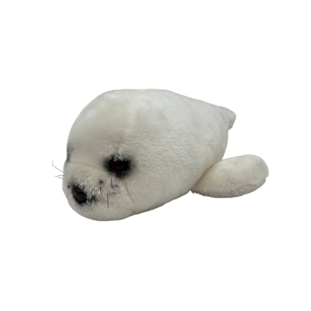 SeaWorld White Harp Seal Pup Plush Stuffed Animal Toy 2013‎ Souvenir
